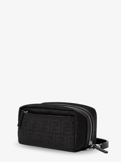 FF Zucca jacquard fabric clutch bag thumbnail