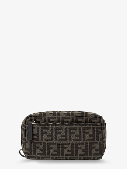 FF Zucca jacquard fabric clutch bag thumbnail