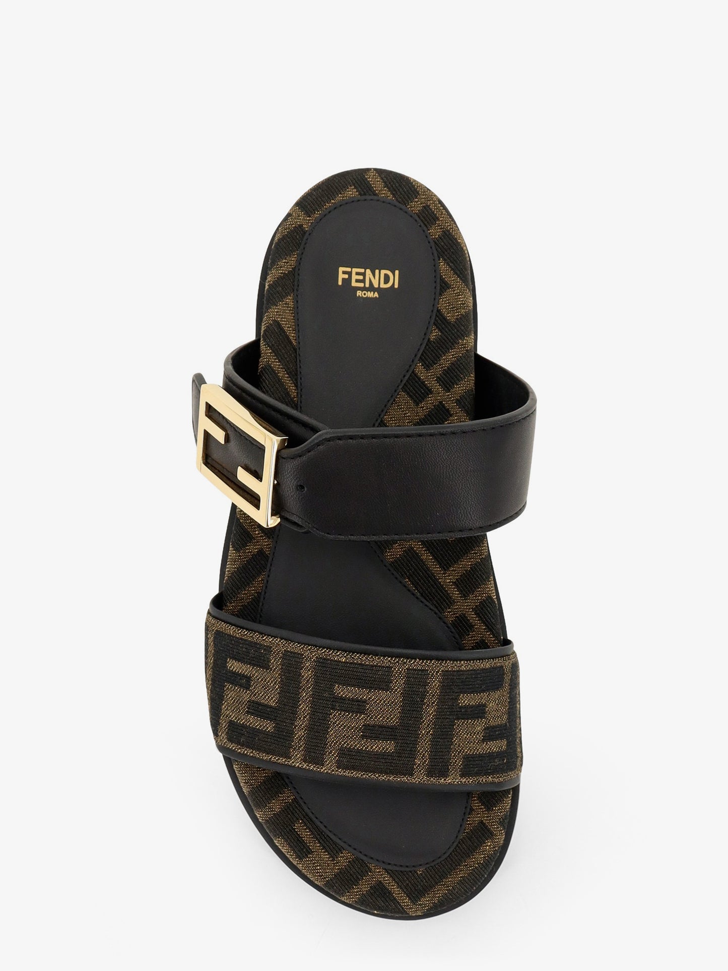 Feel FF fabric sandals