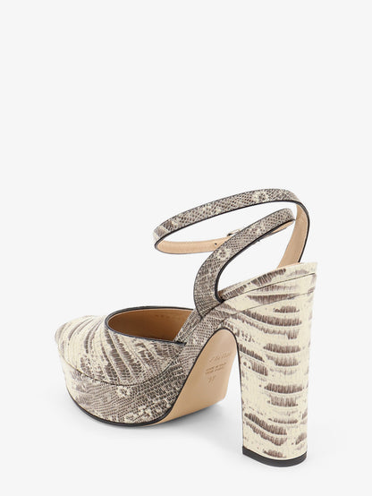 Fendi After 9 leather sandals with tejus print thumbnail