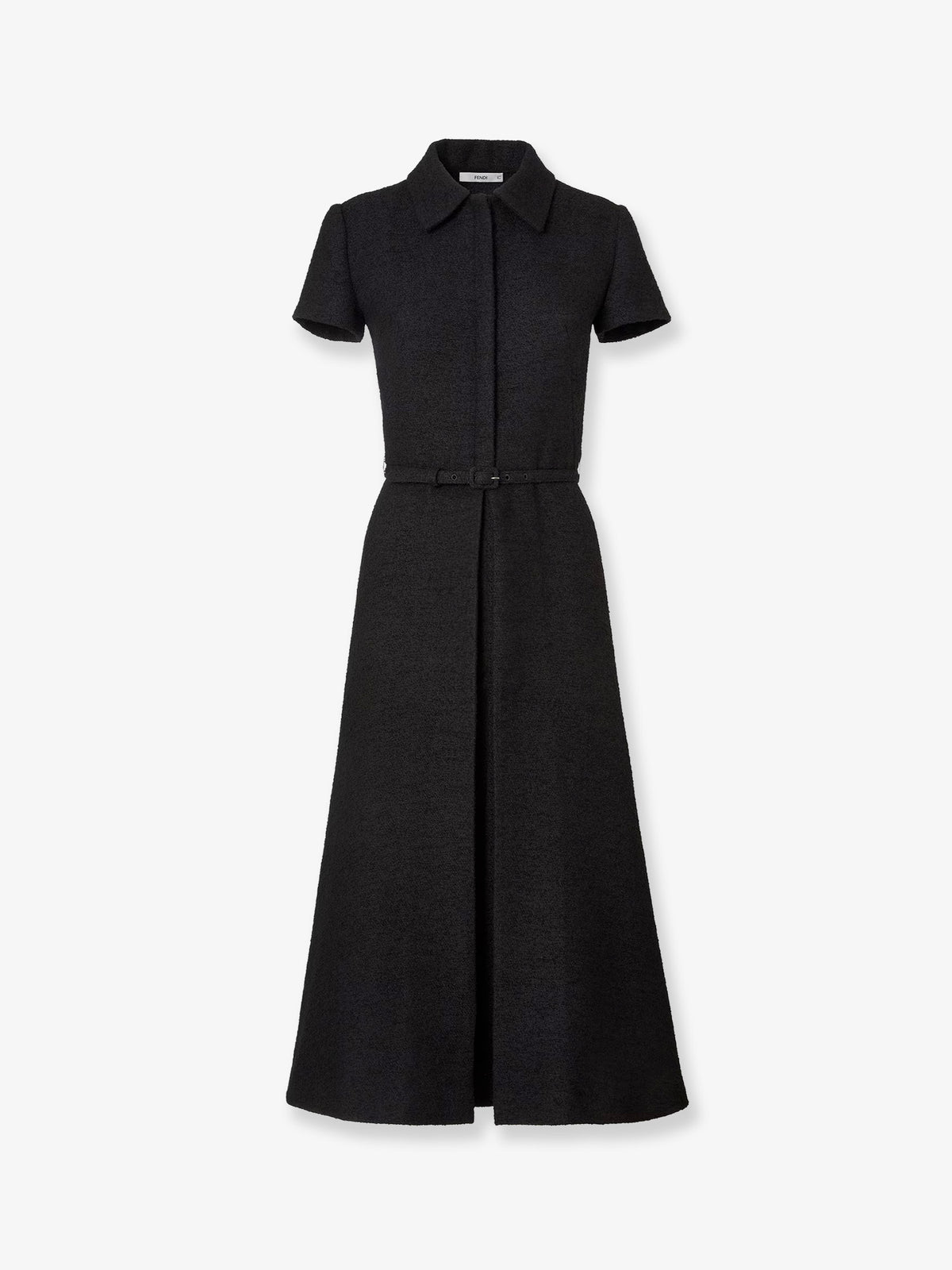 Wool blend long dress
