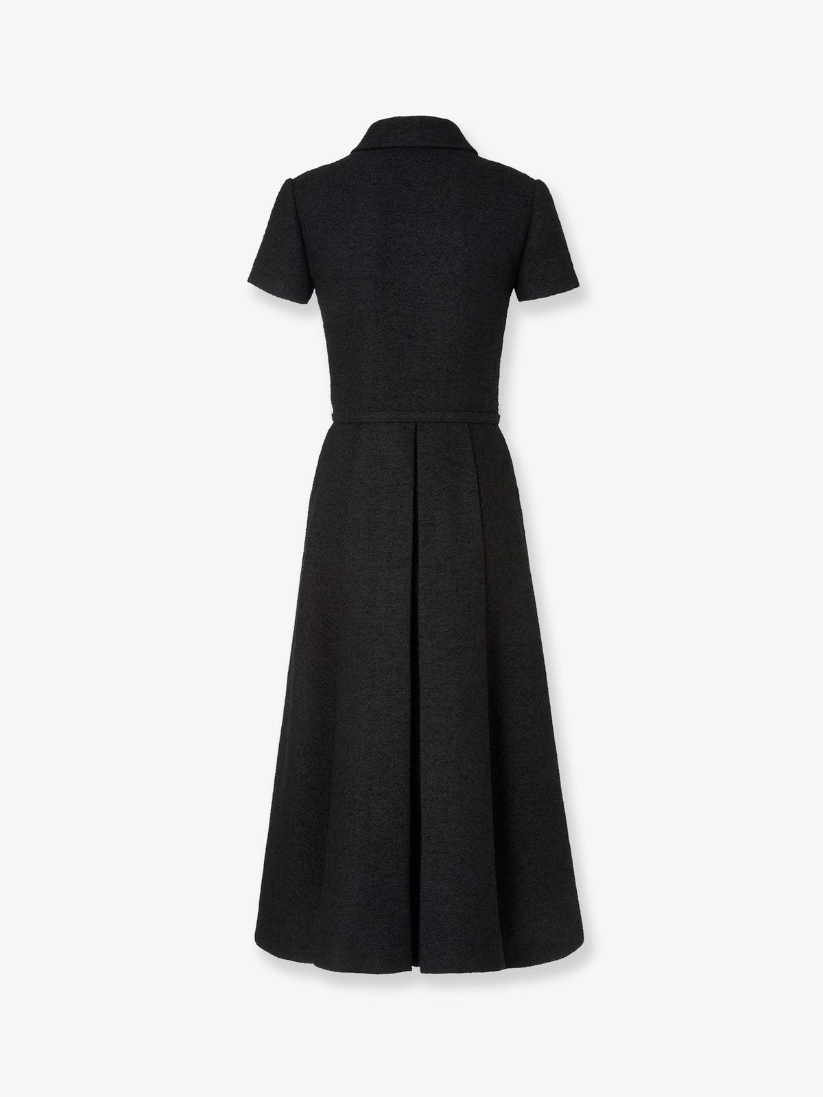 Wool blend long dress
