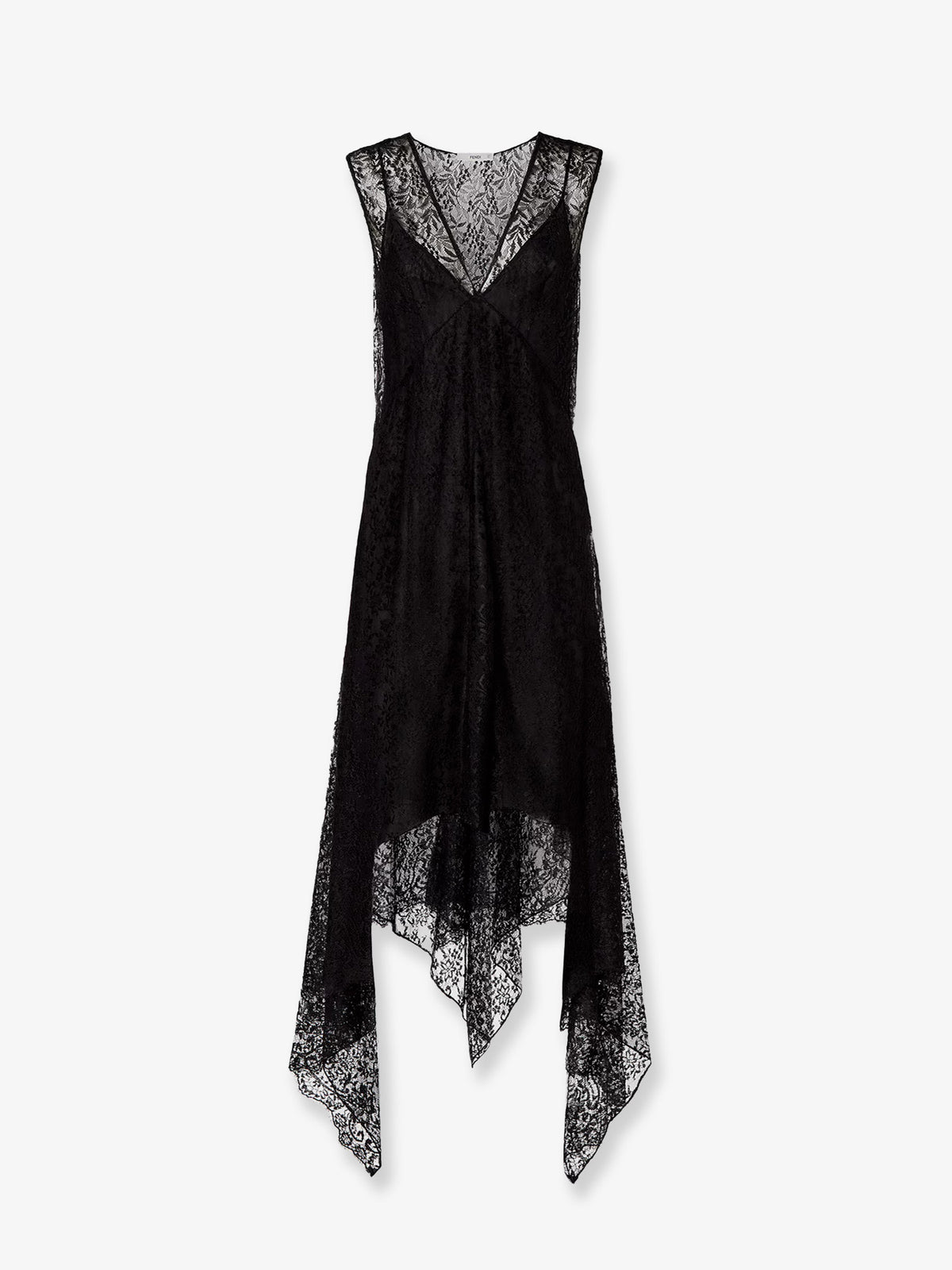 Black "Flowers and Berries" lace dress