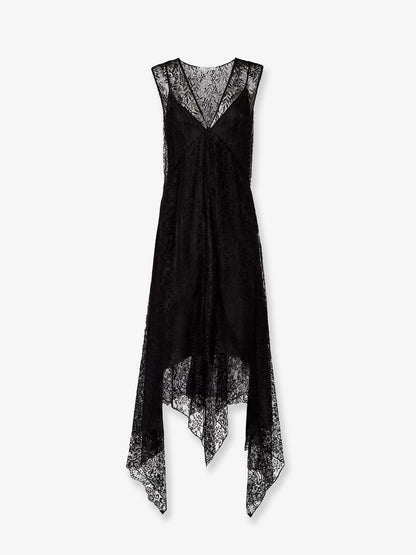 Black "Flowers and Berries" lace dress thumbnail