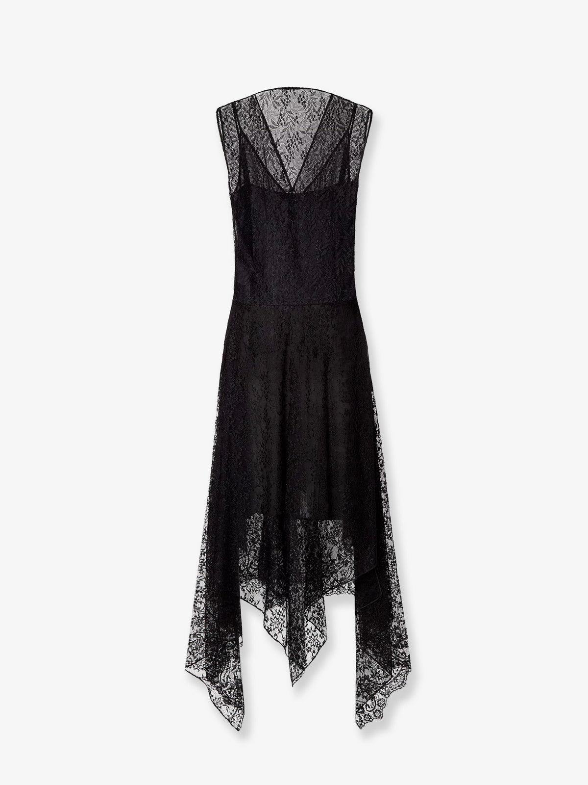 Black "Flowers and Berries" lace dress