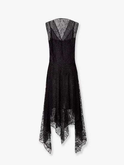 Black "Flowers and Berries" lace dress thumbnail