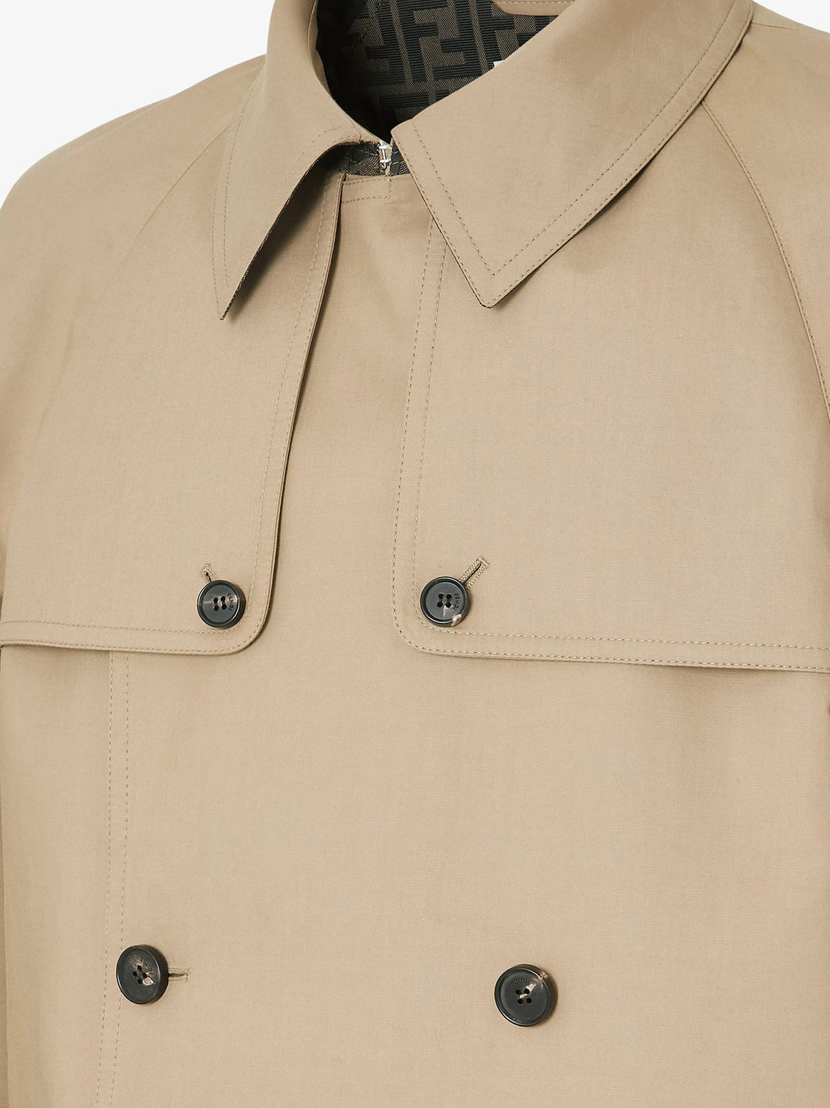 Trench doppiopetto in tessuto Mackintosh