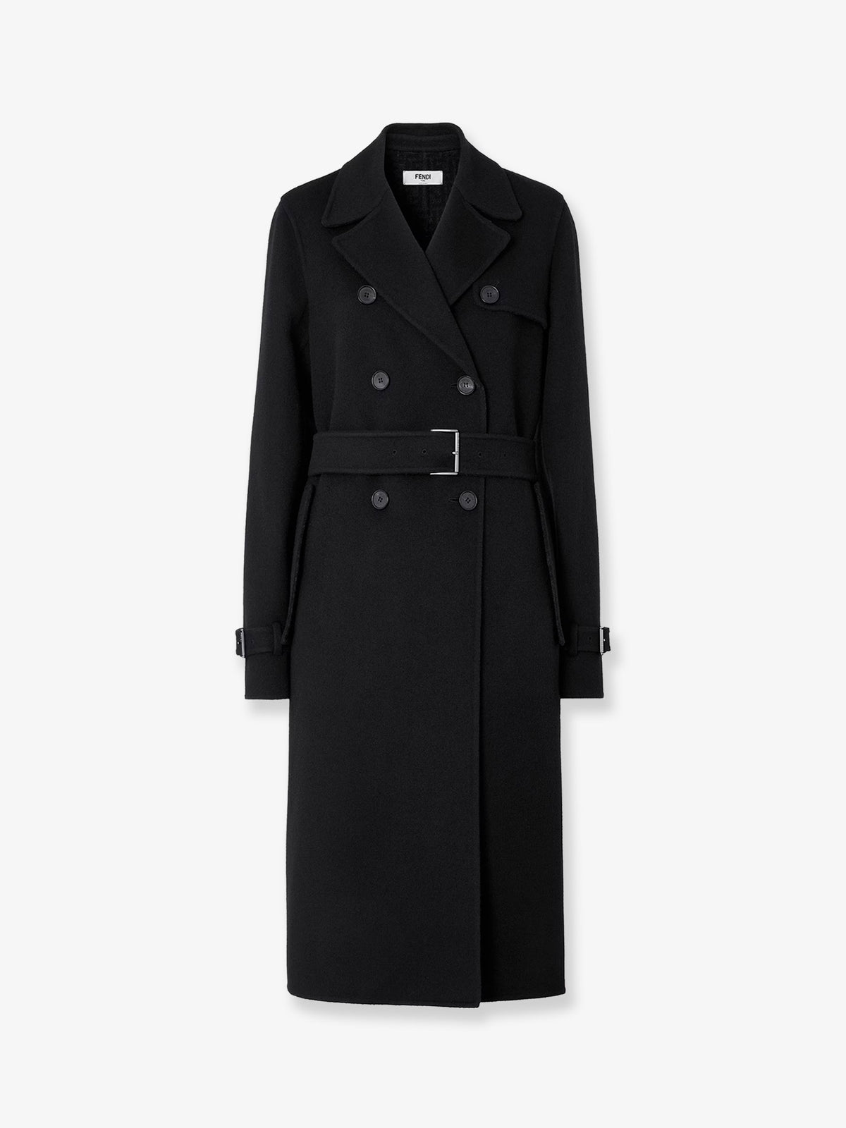 FF Zucca virgin wool midi coat