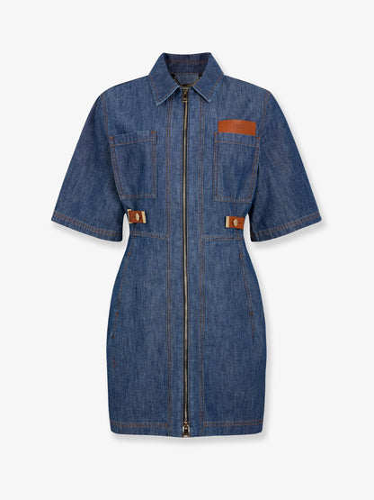 Chambray Denim Chemisier Dress thumbnail