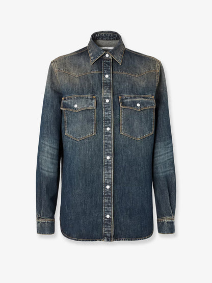 Washed-out denim shirt thumbnail