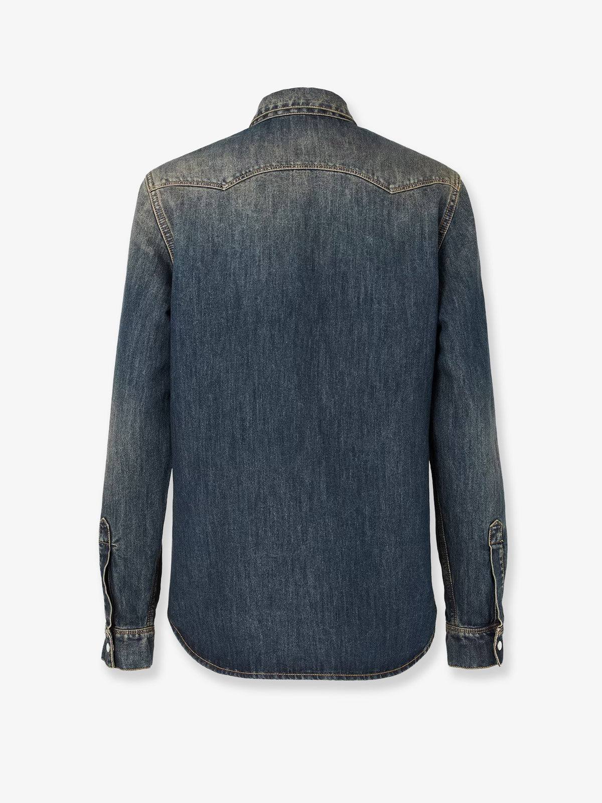 Washed-out denim shirt