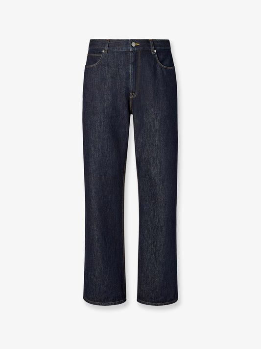 Denim Regular Blu Washed Jeans