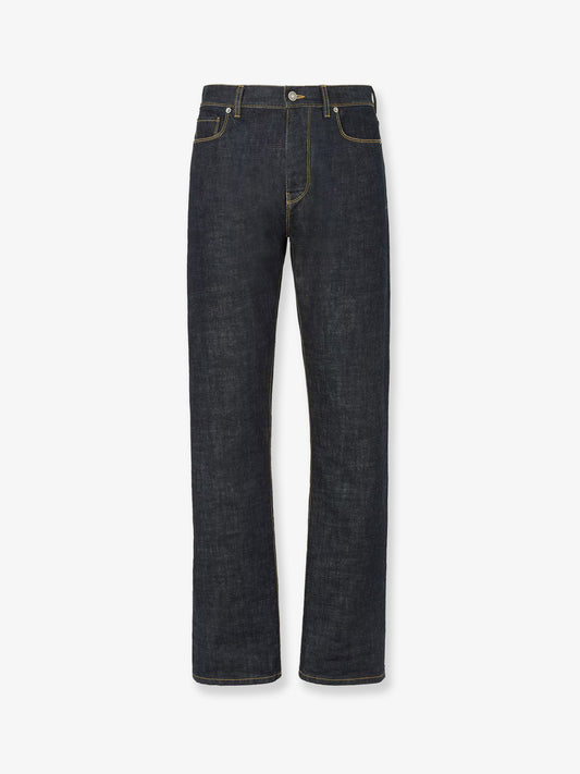 Jeans lunghi cinque tasche blu navy