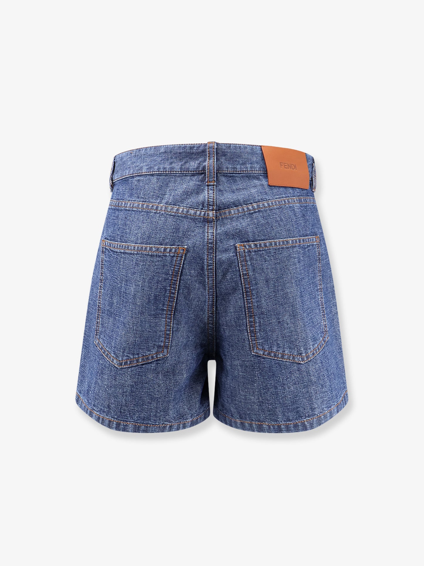 Chambray Denim Shorts
