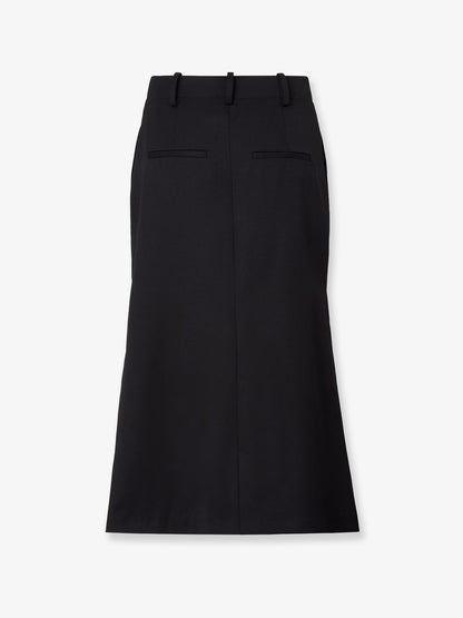 Black Grain de Poudre skirt thumbnail