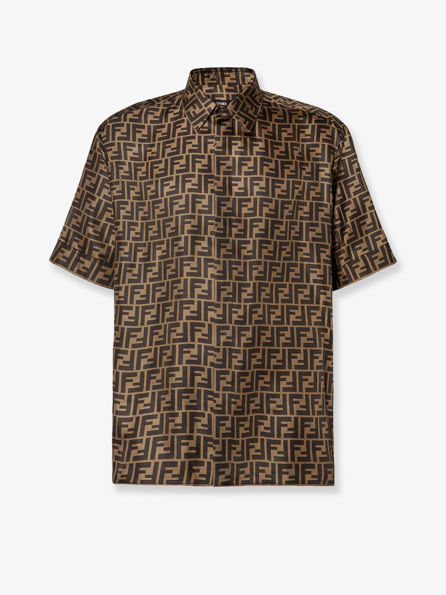 Silk shirt with FF motif