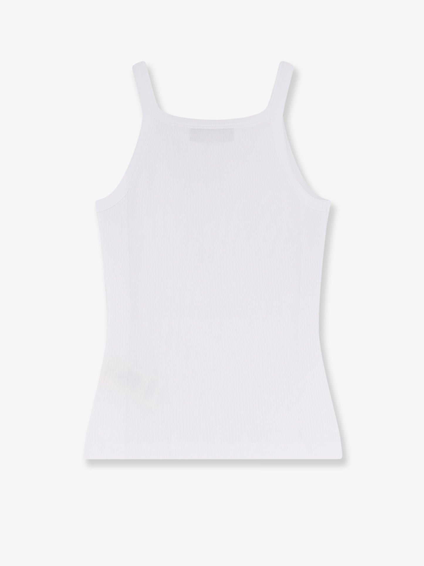 Ribbed cotton tank top