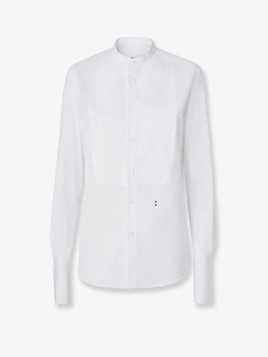 White popeline shirt