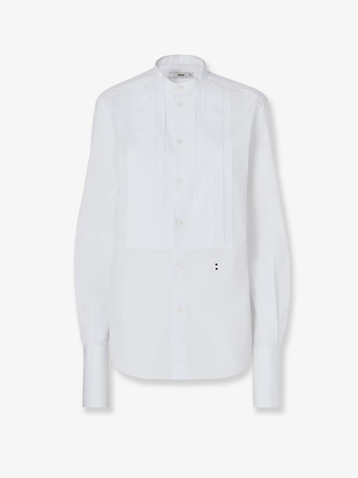 White popeline shirt