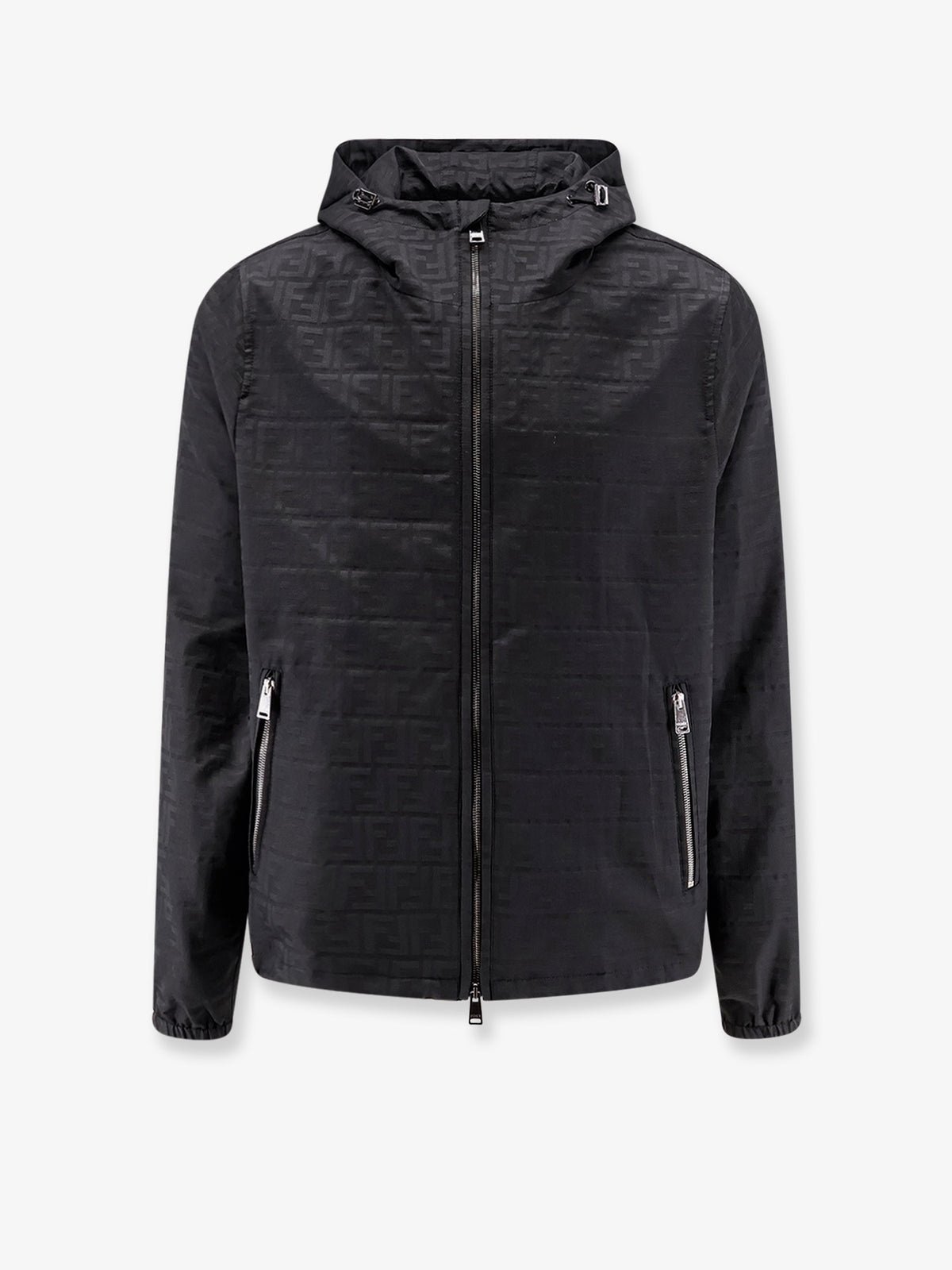 Blouson in nylon jacquard FF Zucca
