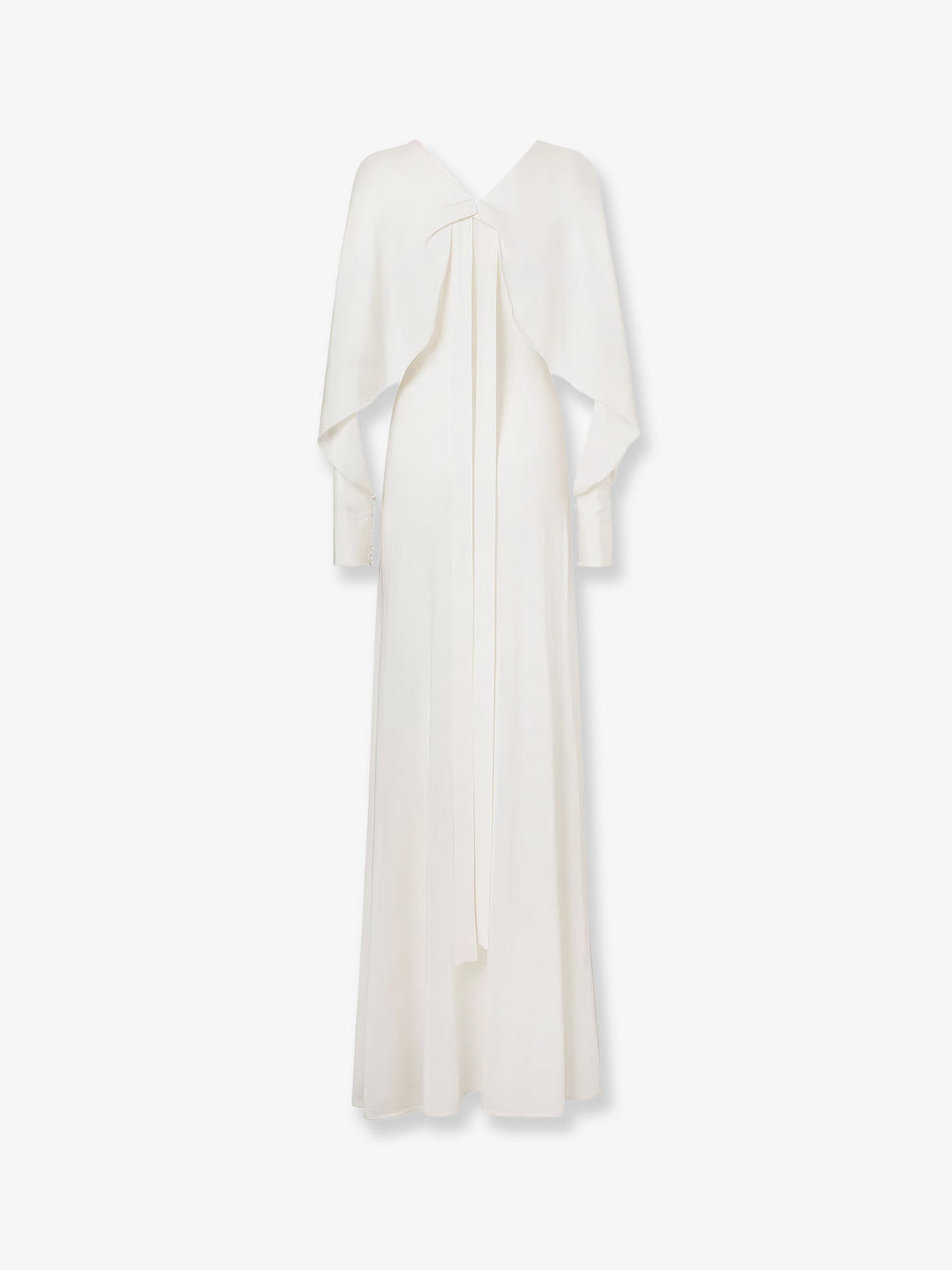 Vestito lungo in filato di seta