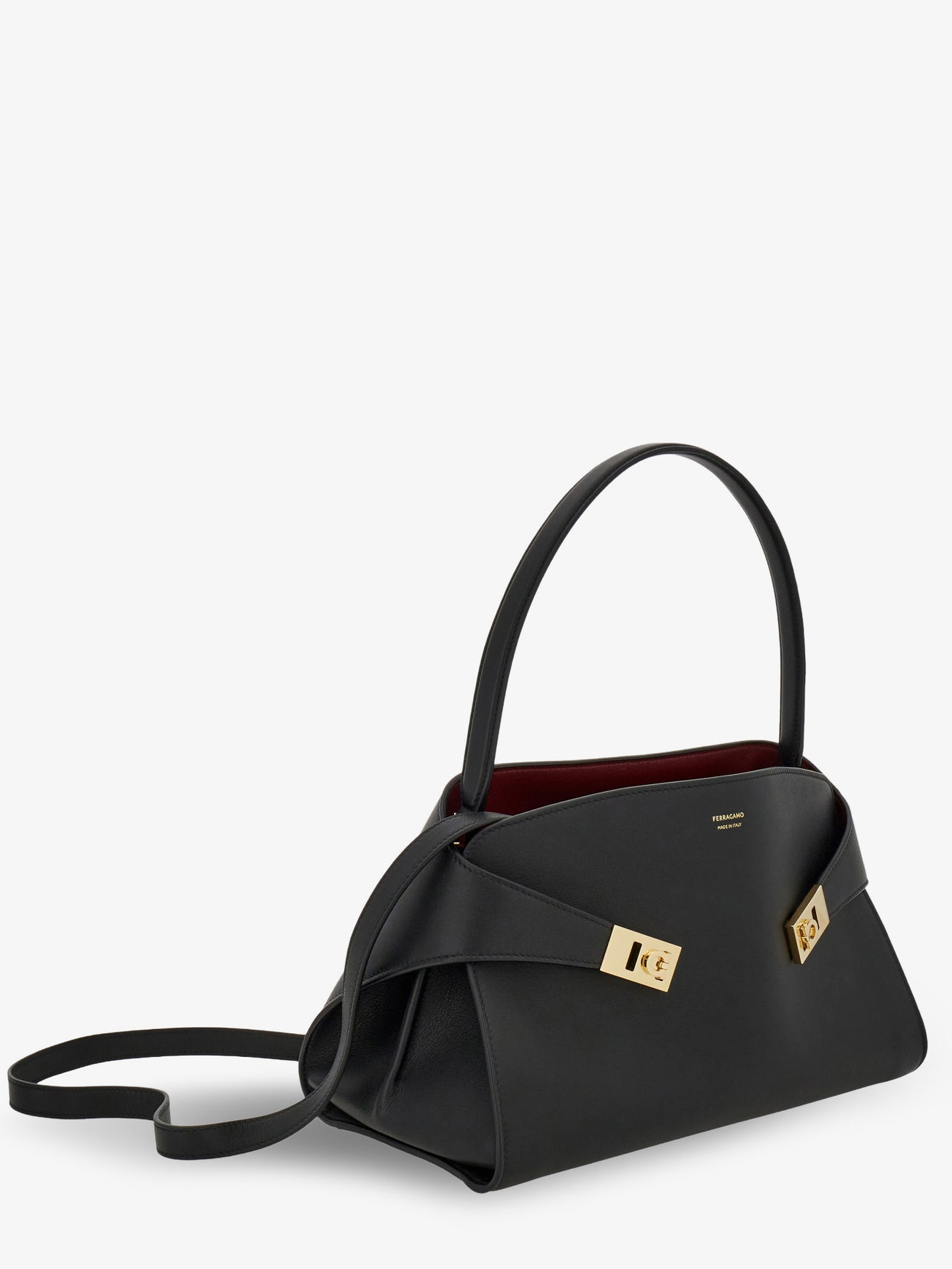 Borsa a spalla Hug Soft M in pelle