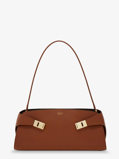 Hug East-West Leather Shoulder Bag thumbnail