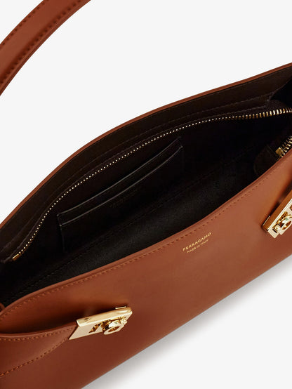 Hug East-West Leather Shoulder Bag thumbnail