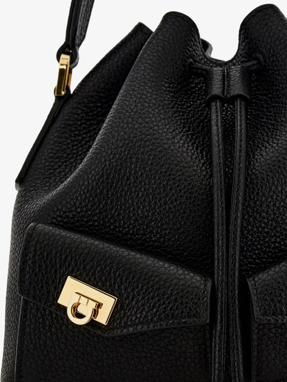 Leather bucket bag thumbnail