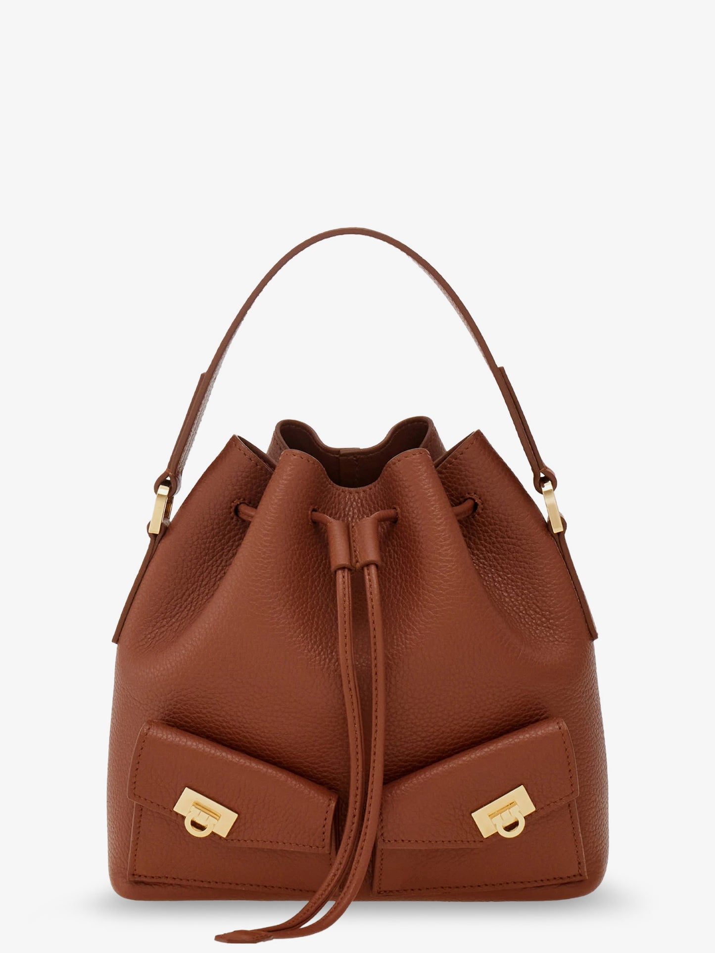 Leather Bucket Bag