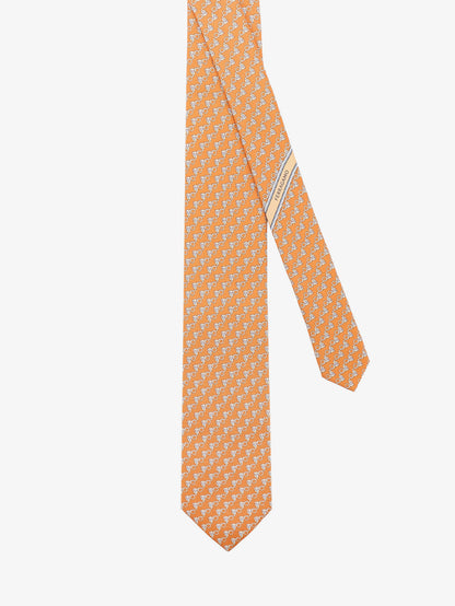 Sik tie with Owl print thumbnail
