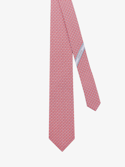 Silk tie with Intreccio print thumbnail