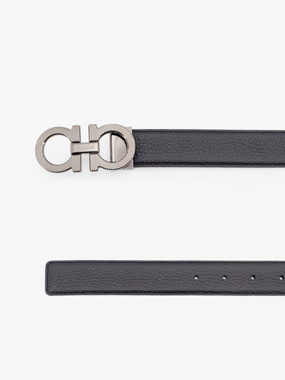 Reversible leather Gancini belt thumbnail
