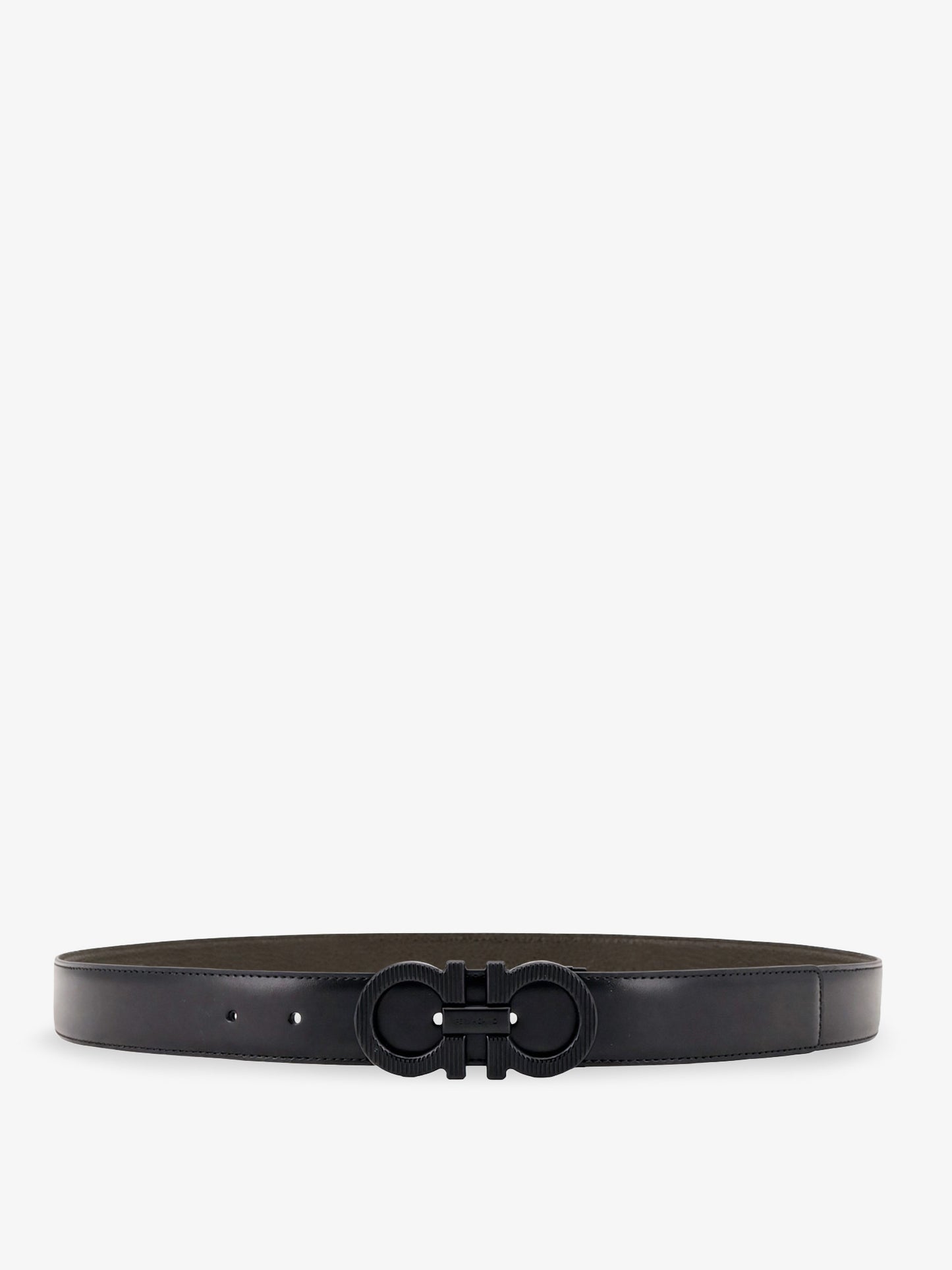 Reversible leather belt