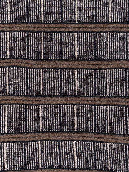 Over striped virgin wool and silk sweater thumbnail