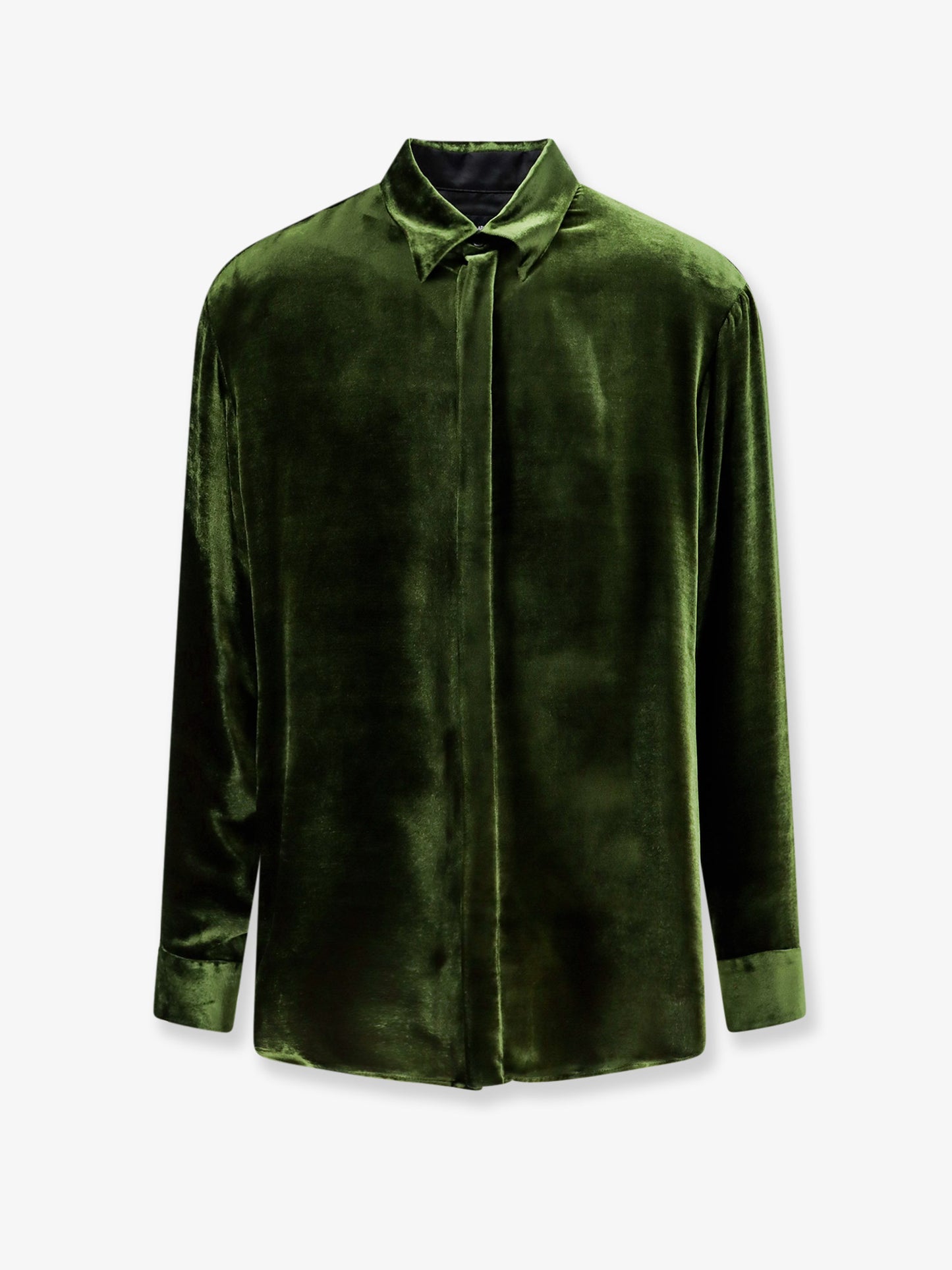 Viscose and silk blend shirt