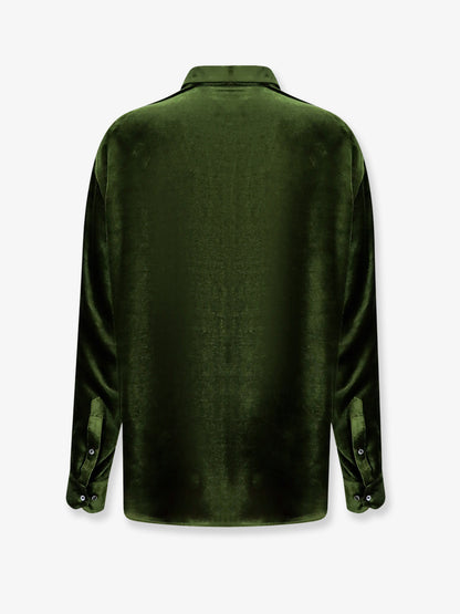 Viscose and silk blend shirt thumbnail