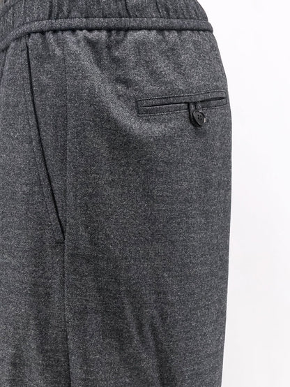 Over virgin wool and cashmere trousers thumbnail