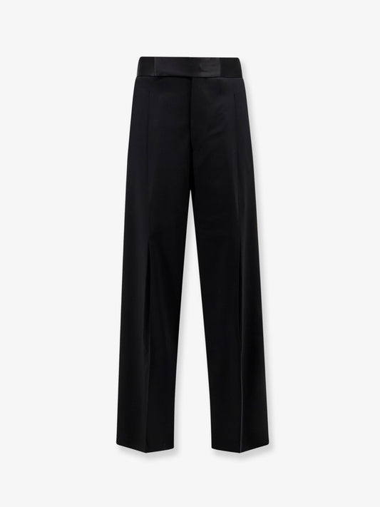 Black Tailored wool trousers