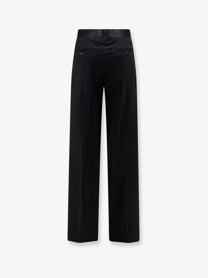 Black Tailored wool trousers thumbnail