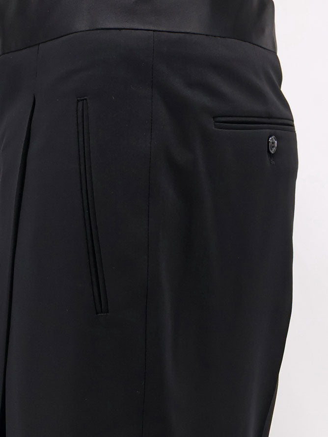 Black Tailored wool trousers
