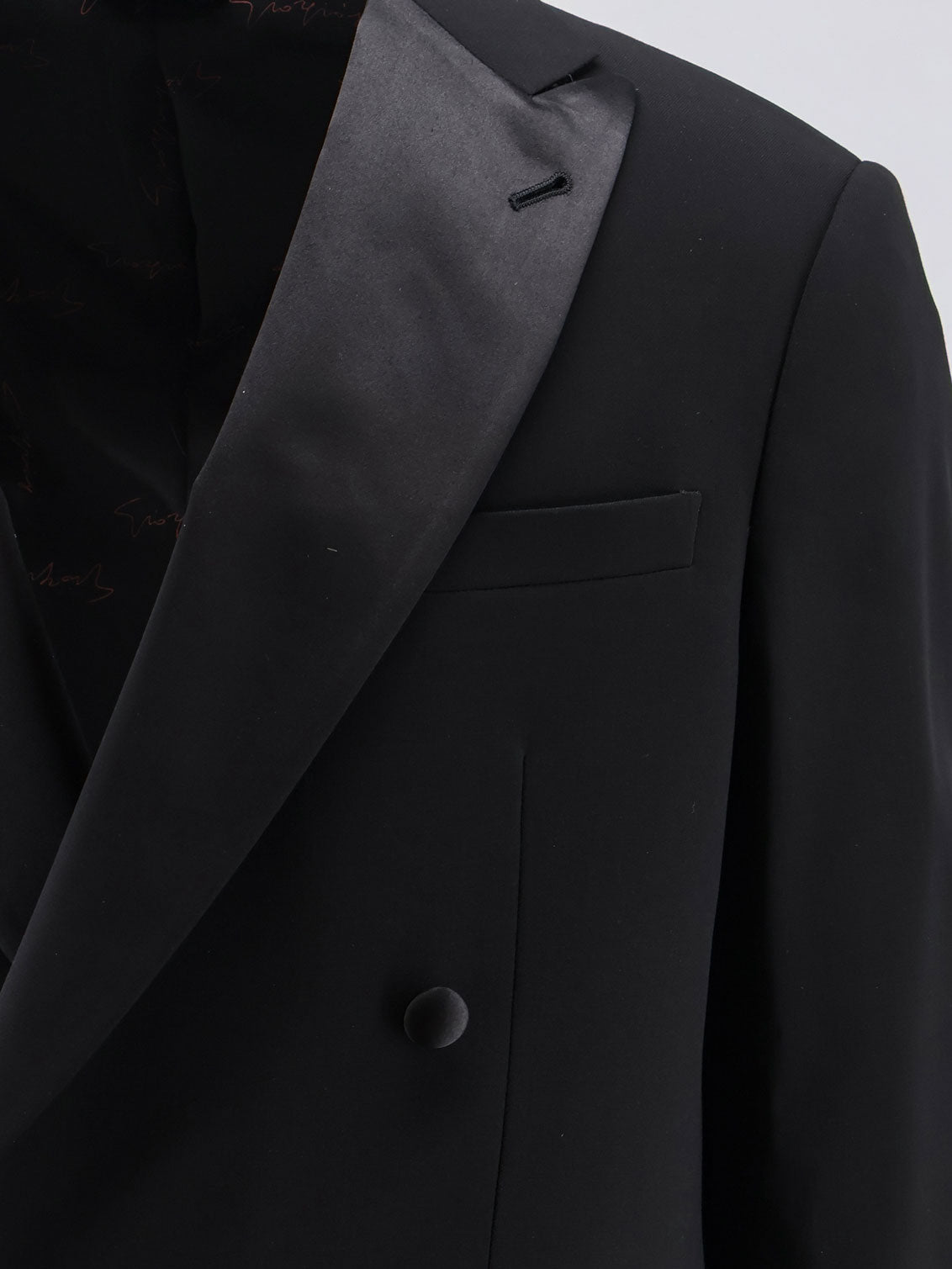 Soho virgin wool tuxedo blazer