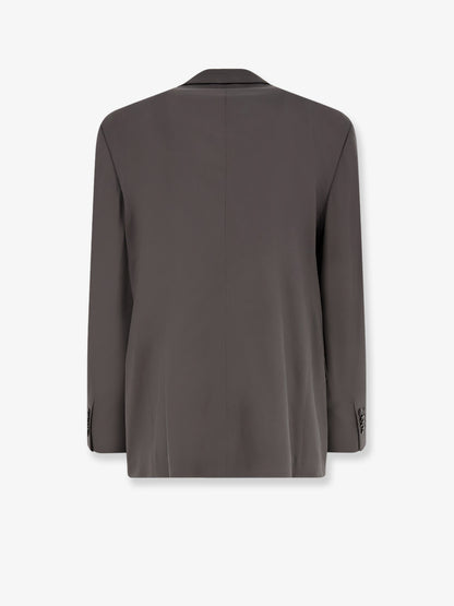 Oversized fluid virgin wool suit thumbnail