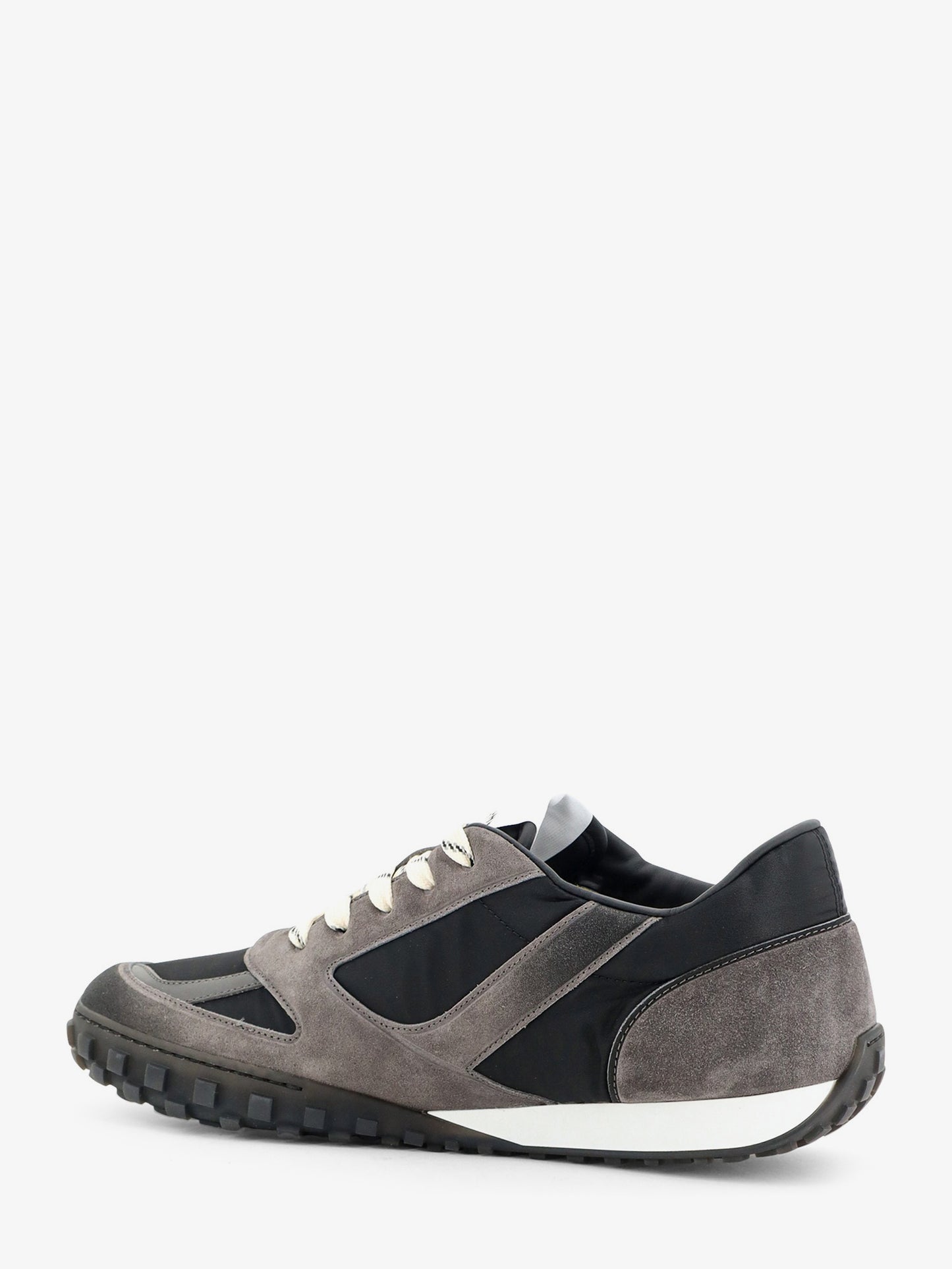 Glide nylon and suede sneakers
