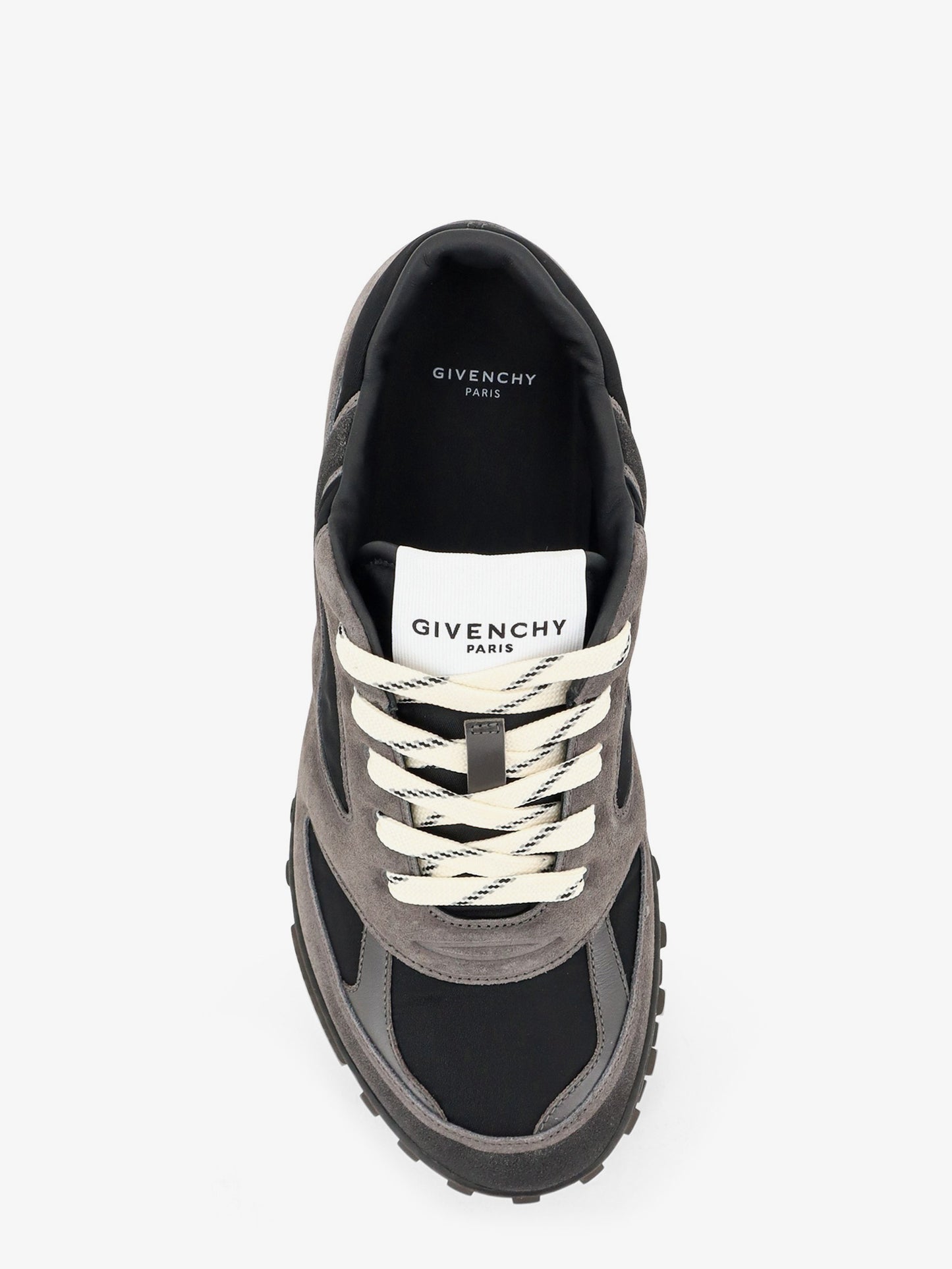 Glide nylon and suede sneakers