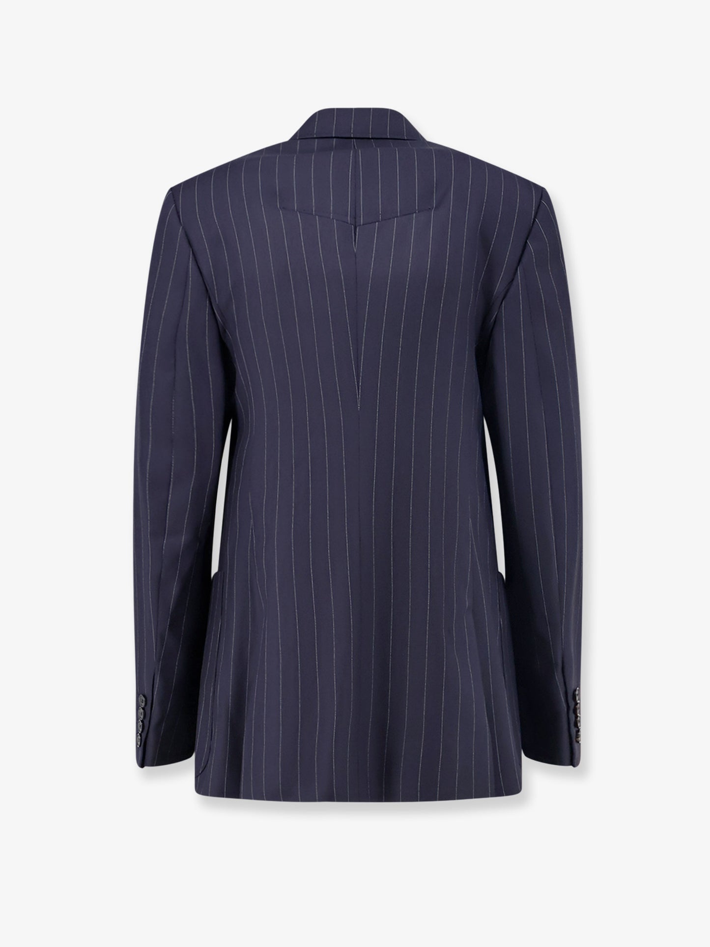 Double-breasted wool blazer