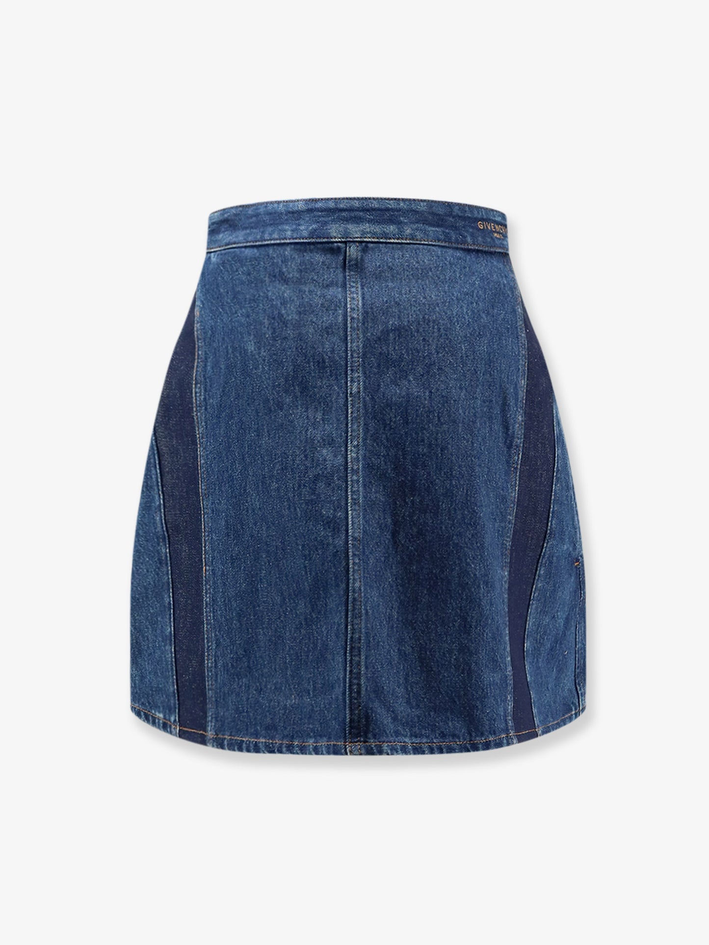 Cocoon denim blue mini skirt