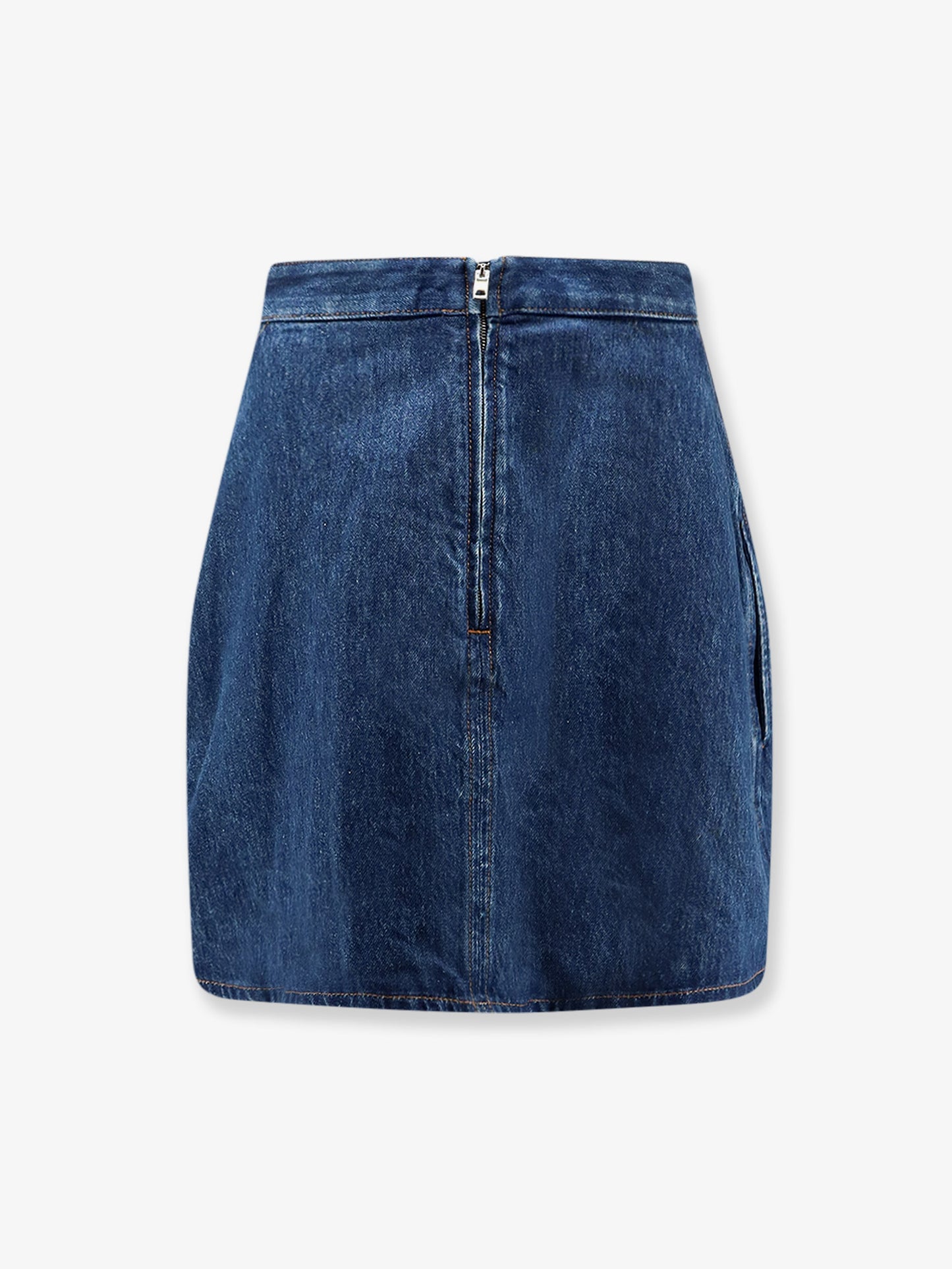 Cocoon denim blue mini skirt