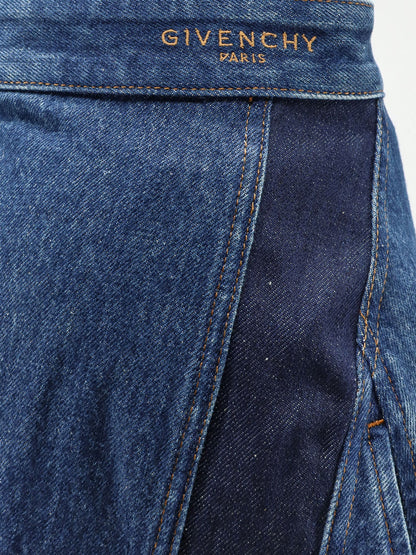 Cocoon denim blue mini skirt thumbnail