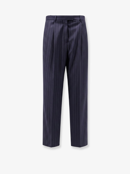 Double Pleat wool trousers